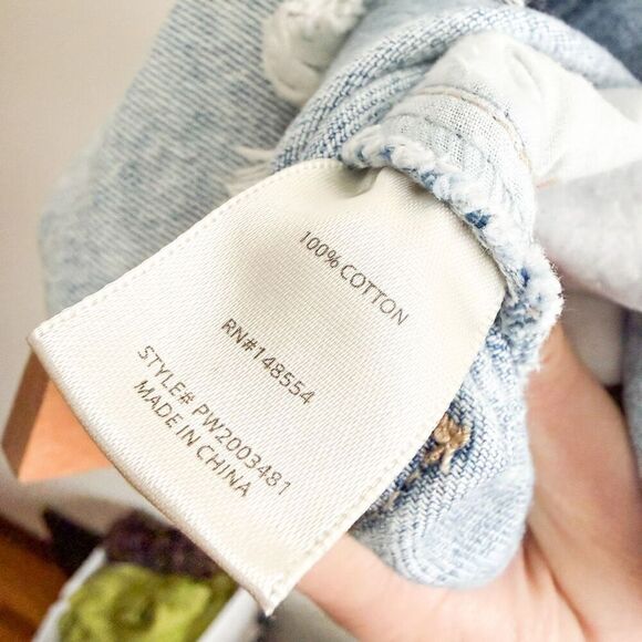 Tgla Raw Hem Denim Shorts Size 28 - Picture 6 of 6